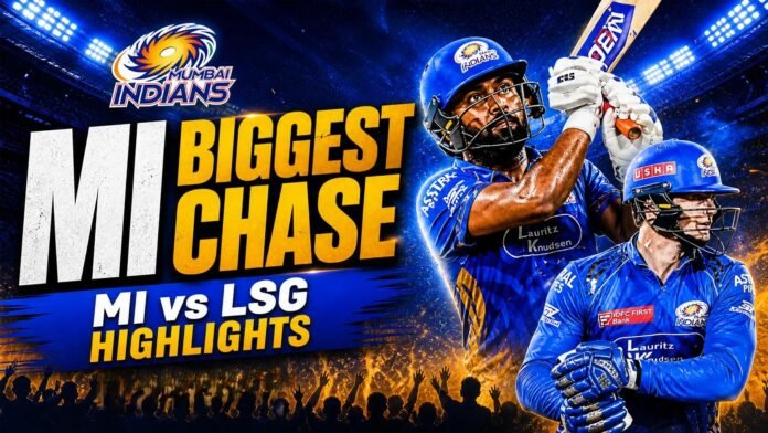 MI vs LSG IPL 2026 Highlights